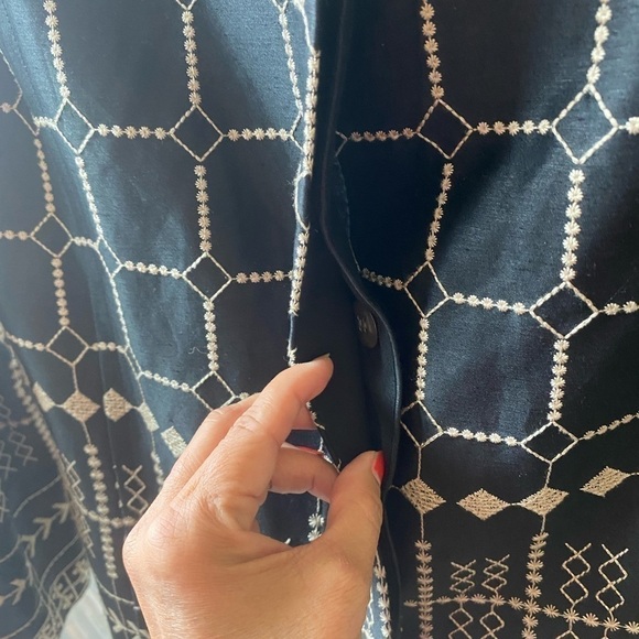 VALERIE Stevens Jacket/Blazer size 10 Vintage linen/silk excellent condition - Picture 4 of 16